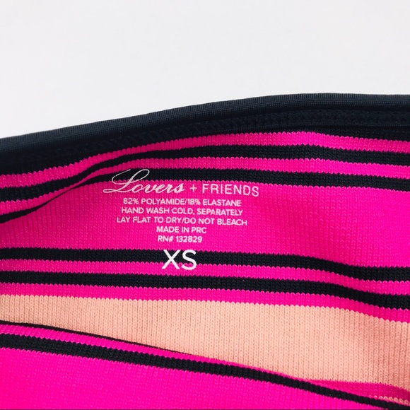 Lovers + friends pink elastic bikini bottoms - Picture 3 of 3